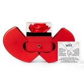 To My Wife - Love You Forever Necklace With Red Heart Rose Box - Best Gift for Anniversary and Wedding